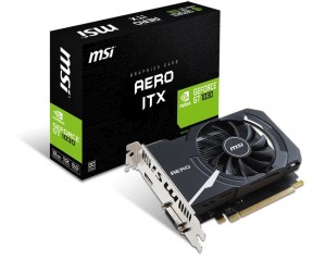 Karta VGA MSI GT1030 AERO 2G OC 2GB GDDR5 64bit DVI+HDMI PCIe3.0 ITX