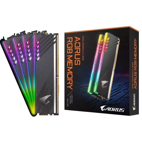 Pamięć DDR4 Gigabyte AORUS RGB 16GB (2x8GB) 3600MHz CL18 1,35V (With Demo Kit) - 978725
