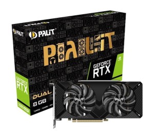 Karta VGA Palit GeForce RTX 2060 Super Dual 8GB GDDR6 256bit DVI+HDMI+DP PCIe3.0