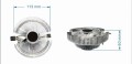 GEMBIRD WENTYLATOR CPU HURACAN X40, LED NIEBIESKI, 9CM, 5W, 4PIN - 1309686