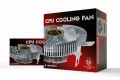 GEMBIRD WENTYLATOR CPU HURACAN X40, LED NIEBIESKI, 9CM, 5W, 4PIN - 1309688