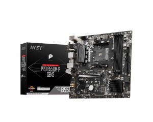 Płyta MSI PRO B550M-P GEN3 /AMD B550/DDR4/SATA3/M.2/USB3.0/PCIe3.0/AM4/mATX