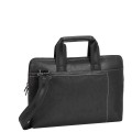 RIVACASE TORBA NA LAPTOP 13,3" ORLY, CZARNA, Z MATERIAŁU WODOODPORNEGO, Z KIESZENIAMI NA TABLET 10,1", DOKUMENTY I PORTFEL - 1126571