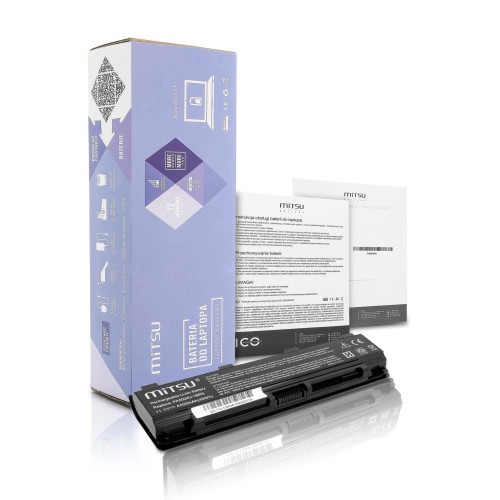 Bateria Mitsu do notebooka Toshiba C850, L800, S855 (10.8V-11.1V) (4400 mAh) - 617835
