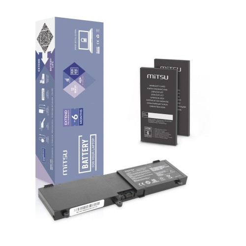 Bateria Mitsu do notebooka Asus G550, N550, Q550L (15V) (3500 mAh) - 1051884