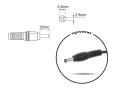 MITSU ZASILACZ 19V 3.95A (5.5X2.5) - TOSHIBA, COMPAQ, HP, ASUS - 807186