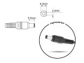 Zasilacz sieciowy Mitsu 15V 5A (6.3x3.0) do notebooka Toshiba - 1134611
