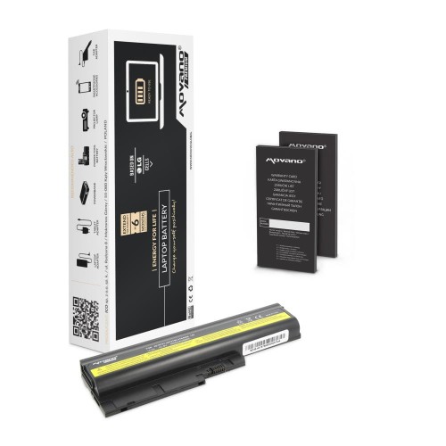 Bateria Movano premium do notebooka IBM R60, T60, T61 (10.8V-11.1V) (5200 mAh) - 966412