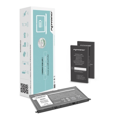 Bateria Movano do notebooka Dell Inspiron 15 (7557), 15 (7559) (11.4V) (4400 mAh) - 966496