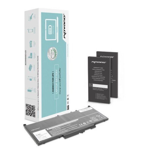 Bateria Movano do notebooka Dell Latitude E7270, E7470 (7.4V-7.6V) (7200 mAh) - 966515