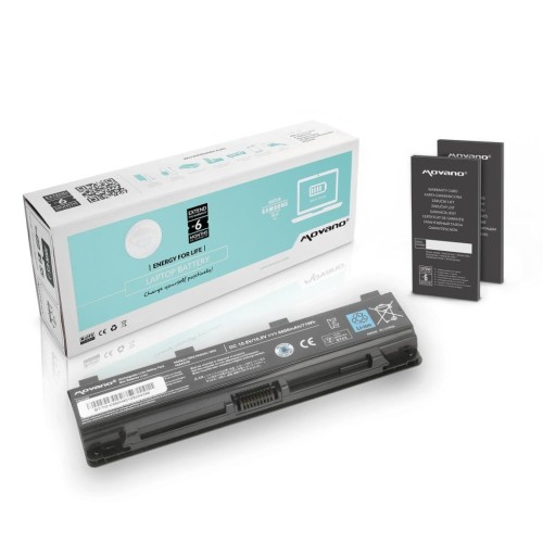Bateria Movano do notebooka Toshiba C850, L800, S855 (10.8V-11.1V) (6600 mAh) - 966611