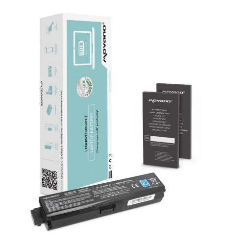 Bateria Movano do notebooka Toshiba L700, L730, L750 (10.8V-11.1V) (6600 mAh) - 966614