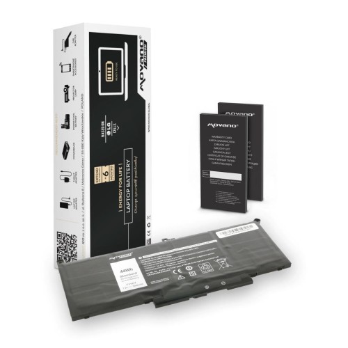 Bateria Movano Premium do notebooka Dell Latitude 7390, 7490 (7.4V-7.6V) (5800 mAh) - 966627