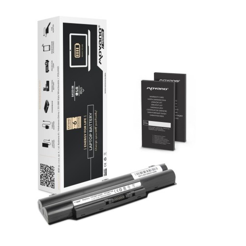 Bateria Movano Premium do notebooka Fujitsu E8310, S7110 (10.8V-11.1V) (5200 mAh) - 966634