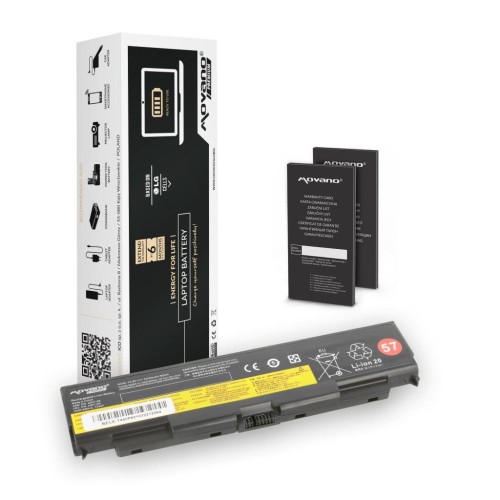 Bateria Movano Premium do notebooka Lenovo T440p, W540 (10.8V-11.1V) (5200 mAh) - 966645