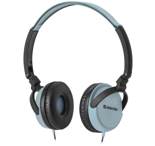 Słuchawki z mikrofonem Defender ACCORD 160 4-pin czarno-niebieskie - 878793