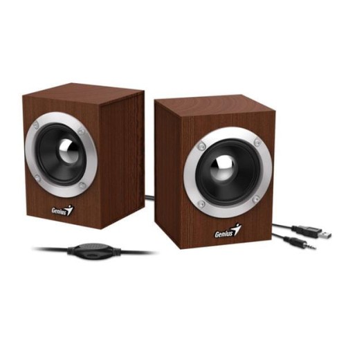 Głośniki komputerowe Genius SP-HF280 Brown Wood 6W - 1207415