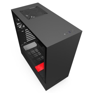 Obudowa NZXT H510 Midi Tower czarno-czerwona z oknem