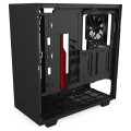 Obudowa NZXT H510 Midi Tower czarno-czerwona z oknem - 773641