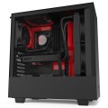 Obudowa NZXT H510 Midi Tower czarno-czerwona z oknem - 773657