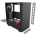 Obudowa NZXT H510 Midi Tower czarno-czerwona z oknem - 773654