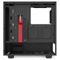 Obudowa NZXT H510 Midi Tower czarno-czerwona z oknem - 773642