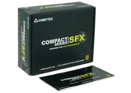 Chieftec zasilacz SFX serii COMPACT - CSN-550C, 550W, 8cm fan - 676474