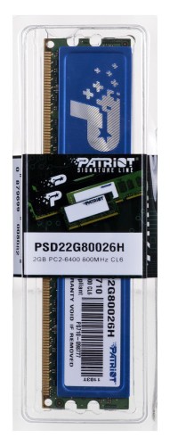 Pamięć DDR2 Patriot Signature Line 2GB (1x2GB) 1600 MHz CL6 1,8V DIMM - 777085