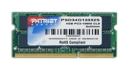 Pamięć SODIMM DDR3 Patriot Signature Line 4GB (1x4GB) 1333MHz CL9 - 979459