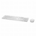 Zestaw klawiatura + mysz membranowa Dell KM636 - US Intl White 580-ADGF (USB 2.0; (US); kolor biały; optyczna) - 783064