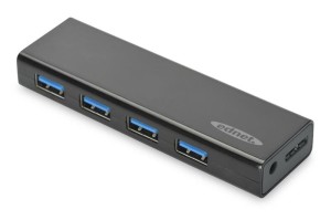 Hub Ednet 85155 (4x USB 3.0; kolor czarny)