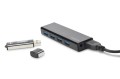 Hub Ednet 85155 (4x USB 3.0; kolor czarny) - 782084