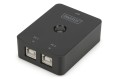 Przełącznik DIGITUS DA-70135-2 (2x USB 2.0; kolor czarny) - 1127950