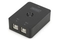 Przełącznik DIGITUS DA-70135-2 (2x USB 2.0; kolor czarny) - 1209634