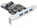 Kontroler USB 3.0 Delock PCIe 3x USB 3.0+ 1x Internal USB - 748842