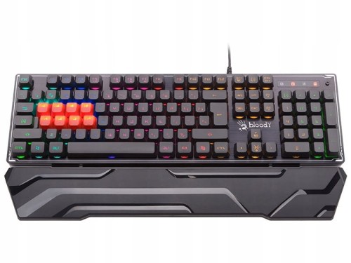 Klawiatura hybrydowa A4 TECH Bloody B3370R RGB A4TKLA46058 (USB 2.0; (US); kolor czarny) - 1066313