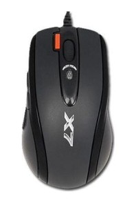 Mysz przewodowa A4Tech EVO XGame Laser Oscar XL-750BK laserowa Gaming USB czarna