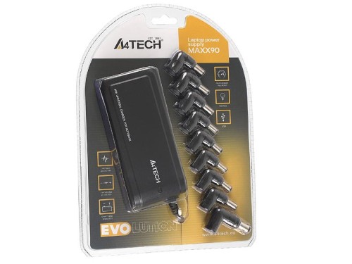 ZASILACZ DO NOTEBOOKA A4TECH MAXX90 - 90W - KONEKTOR X 9 - 486495