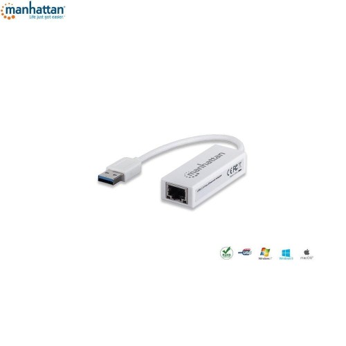 Karta sieciowa Manhattan USB 2.0 na RJ45 10/100 - 696013