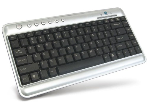 Klawiatura przewodowa A4Tech EVO Slim Ultra USB czarno-srebrna - 698416