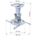 TECHLY UCHWYT DO PROJEKTORA SUFITOWY 22CM 10KG BIA - 1315342