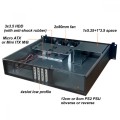 TECHLY KOMPAKTOWA OBUDOWA PC ATX RACKOWA 19 CALI 2U CZARNA I-CASE IPC-240L - 1331134