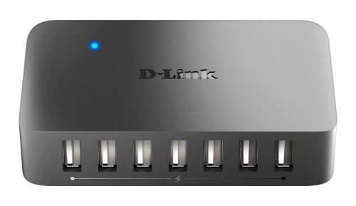 Hub D-Link DUB-H7/E (7x USB 2.0; kolor czarny) - 1065187