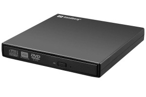 NAGRYWARKA CDRW+DVRW SANDBERG 133-66  BLACK SLIM USB 2.0