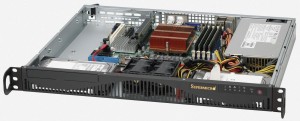 Obudowa serwerowa Supermicro CSE-512F-350B1 (Black 1U 512 Chassis W/ 350W PWS,HF,RoHS/REACH)