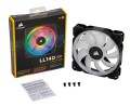 Wentylator Corsair LL Series, LL140 RGB, 140mm Dual Light Loop RGB LED PWM Fan, Single Pack - 894359