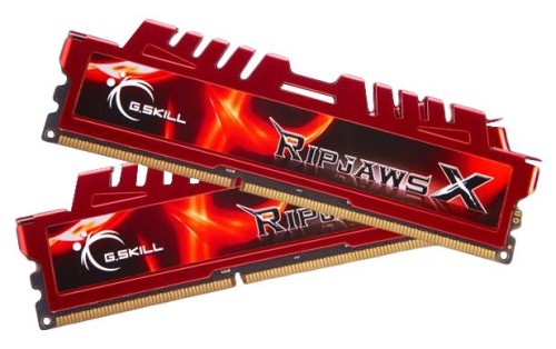 Pamięć G.SKILL RipjawsX F3-12800CL9D-8GBXL (DDR3 DIMM; 2 x 4 GB; 1600 MHz; CL9) - 777194