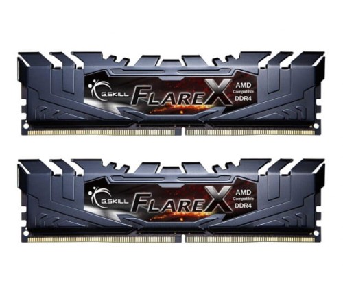 Zestaw pamięci G.SKILL FlareX F4-3200C14D-16GFX (DDR4 DIMM; 2 x 8 GB; 3200 MHz; CL14) - 1063857