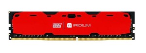 Pamięć DDR4 GOODRAM IRIDIUM 8GB 2400MHz CL15-15-15 IRDM 512x8 Red