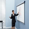 Ekran projekcyjny do zawieszenia na suficie lub ścianie Nobo 1902392 (sufitowy, ścienny; rozwijane ręcznie; 170 x 127,5 cm; 4:3; 86") - 793697